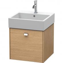 Duravit BR405201052 - Duravit Brioso One Drawer Wall-Mount Vanity Unit European Oak