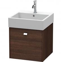 Duravit BR405201053 - Duravit Brioso One Drawer Wall-Mount Vanity Unit Chestnut Dark