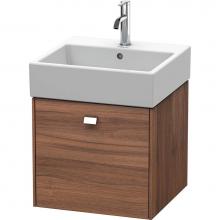 Duravit BR405201079 - Brioso One Drawer Wall-Mount Vanity Unit Walnut