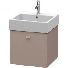 Duravit BR405204343 - Brioso One Drawer Wall-Mount Vanity Unit Basalt