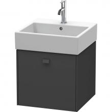 Duravit BR405204949 - Brioso One Drawer Wall-Mount Vanity Unit Graphite