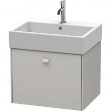 Duravit BR405300707 - Brioso One Drawer Wall-Mount Vanity Unit Concrete Gray
