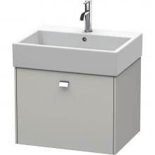 Duravit BR405301007 - Brioso One Drawer Wall-Mount Vanity Unit Concrete Gray