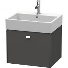 Duravit BR405301049 - Brioso One Drawer Wall-Mount Vanity Unit Graphite