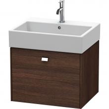 Duravit BR405301053 - Duravit Brioso One Drawer Wall-Mount Vanity Unit Chestnut Dark