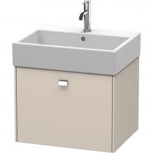 Duravit BR405301091 - Brioso One Drawer Wall-Mount Vanity Unit Taupe