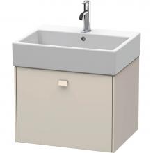 Duravit BR405309191 - Brioso One Drawer Wall-Mount Vanity Unit Taupe