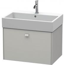 Duravit BR405400707 - Brioso One Drawer Wall-Mount Vanity Unit Concrete Gray