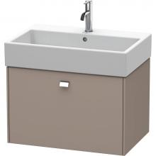 Duravit BR405401043 - Duravit Brioso One Drawer Wall-Mount Vanity Unit Basalt