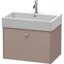 Duravit BR405404343 - Brioso One Drawer Wall-Mount Vanity Unit Basalt