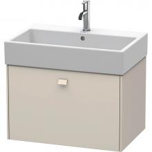 Duravit BR405409191 - Brioso One Drawer Wall-Mount Vanity Unit Taupe
