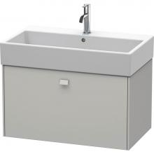 Duravit BR405500707 - Brioso One Drawer Wall-Mount Vanity Unit Concrete Gray