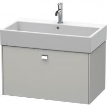 Duravit BR405501007 - Brioso One Drawer Wall-Mount Vanity Unit Concrete Gray
