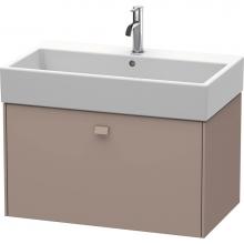 Duravit BR405504343 - Brioso One Drawer Wall-Mount Vanity Unit Basalt