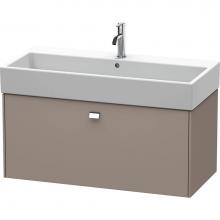 Duravit BR405601043 - Duravit Brioso One Drawer Wall-Mount Vanity Unit Basalt