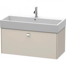 Duravit BR405601091 - Brioso One Drawer Wall-Mount Vanity Unit Taupe