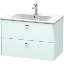 Duravit BR410201009 - Duravit Brioso Vanity Unit Wall-Mounted  Light Blue Matte