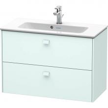 Duravit BR411100909 - Duravit Brioso Vanity Unit Wall-Mounted  Light Blue Matte