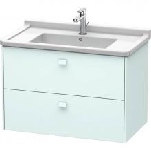 Duravit BR414200909 - Duravit Brioso Vanity Unit Wall-Mounted  Light Blue Matte