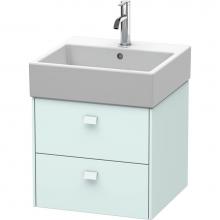 Duravit BR415200909 - Duravit Brioso Vanity Unit Wall-Mounted  Light Blue Matte