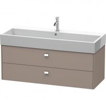 Duravit BR415701043 - Duravit Brioso Two Drawer Wall-Mount Vanity Unit Basalt