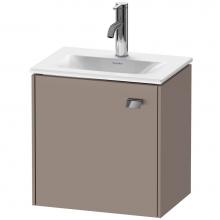 Duravit BR4208L1043 - Duravit Brioso One Door Wall-Mount Vanity Unit Basalt