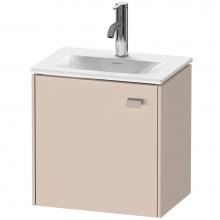 Duravit BR4208L9191 - Brioso One Door Wall-Mount Vanity Unit Taupe