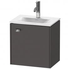 Duravit BR4208R1049 - Brioso One Door Wall-Mount Vanity Unit Graphite