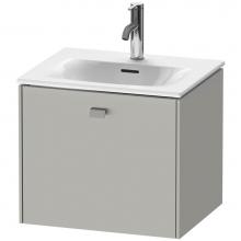Duravit BR420900707 - Brioso One Drawer Wall-Mount Vanity Unit Concrete Gray