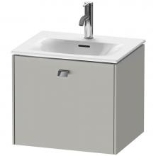 Duravit BR420901007 - Brioso One Drawer Wall-Mount Vanity Unit Concrete Gray
