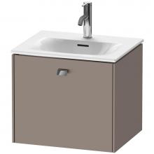 Duravit BR420901043 - Duravit Brioso One Drawer Wall-Mount Vanity Unit Basalt