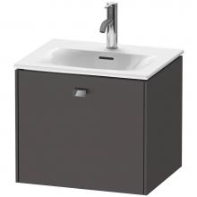 Duravit BR420901049 - Brioso One Drawer Wall-Mount Vanity Unit Graphite