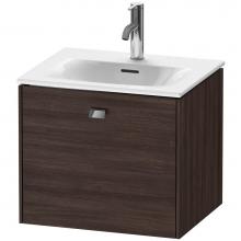 Duravit BR420901053 - Duravit Brioso One Drawer Wall-Mount Vanity Unit Chestnut Dark