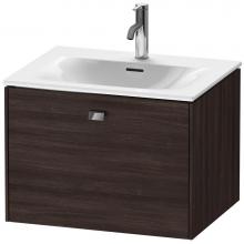 Duravit BR421001053 - Duravit Brioso One Drawer Wall-Mount Vanity Unit Chestnut Dark