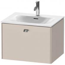 Duravit BR421001091 - Brioso One Drawer Wall-Mount Vanity Unit Taupe
