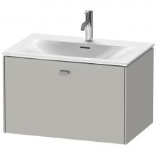 Duravit BR421100707 - Brioso One Drawer Wall-Mount Vanity Unit Concrete Gray