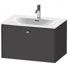 Duravit BR421101049 - Brioso One Drawer Wall-Mount Vanity Unit Graphite