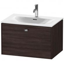 Duravit BR421101053 - Duravit Brioso One Drawer Wall-Mount Vanity Unit Chestnut Dark