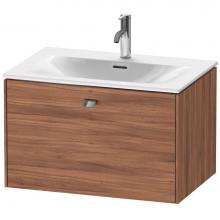 Duravit BR421101079 - Brioso One Drawer Wall-Mount Vanity Unit Walnut