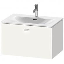 Duravit BR421101818 - Brioso One Drawer Wall-Mount Vanity Unit White