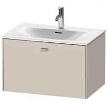 Duravit BR421109191 - Brioso One Drawer Wall-Mount Vanity Unit Taupe