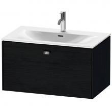 Duravit BR421201016 - Brioso One Drawer Wall-Mount Vanity Unit Oak Black