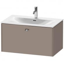 Duravit BR421201043 - Duravit Brioso One Drawer Wall-Mount Vanity Unit Basalt