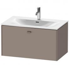 Duravit BR421204343 - Brioso One Drawer Wall-Mount Vanity Unit Basalt