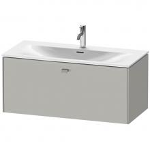 Duravit BR421300707 - Brioso One Drawer Wall-Mount Vanity Unit Concrete Gray