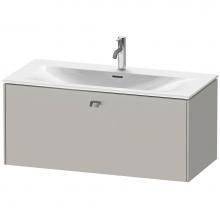 Duravit BR421301007 - Brioso One Drawer Wall-Mount Vanity Unit Concrete Gray