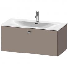 Duravit BR421301043 - Duravit Brioso One Drawer Wall-Mount Vanity Unit Basalt