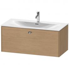 Duravit BR421301052 - Duravit Brioso One Drawer Wall-Mount Vanity Unit European Oak