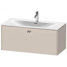 Duravit BR421301091 - Brioso One Drawer Wall-Mount Vanity Unit Taupe