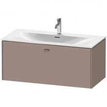 Duravit BR421304343 - Brioso One Drawer Wall-Mount Vanity Unit Basalt